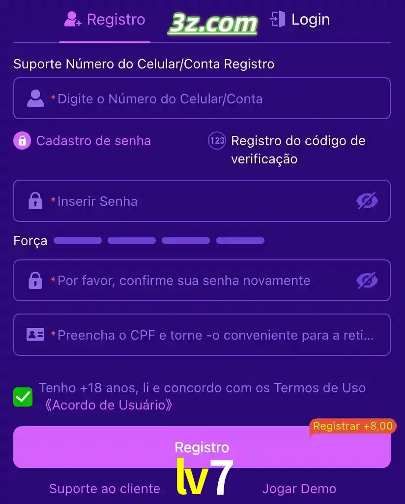 bonus de cadastro imediato